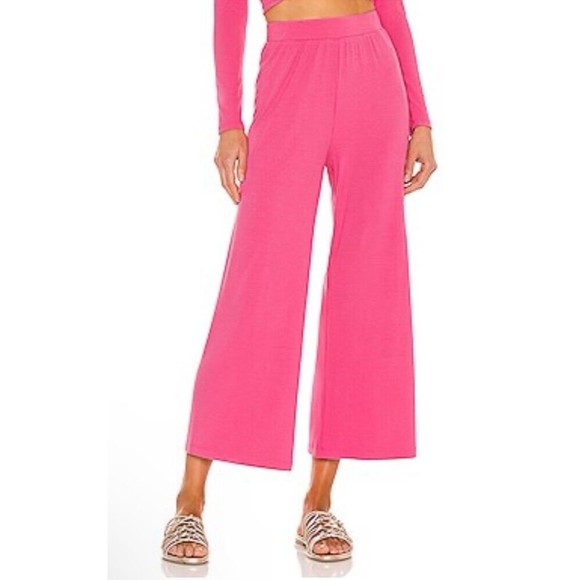 L*Space Charlie Pant in Bubblegum Barbiecore Hot Pink NWT Size Small - Picture 1 of 6